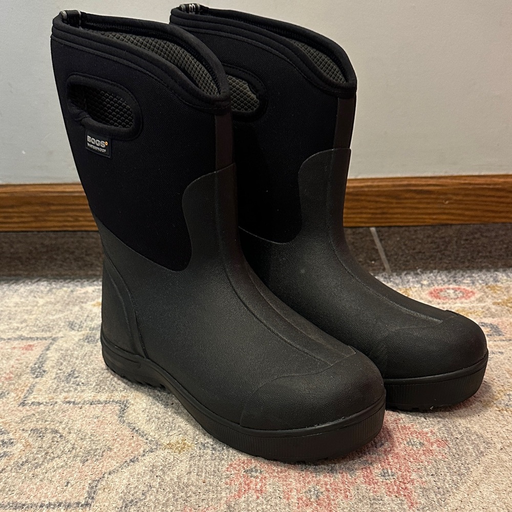 Bogs Bozeman II Mid Black Waterproof Winter Boots